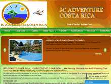 Tablet Screenshot of jcadventurescostarica.com